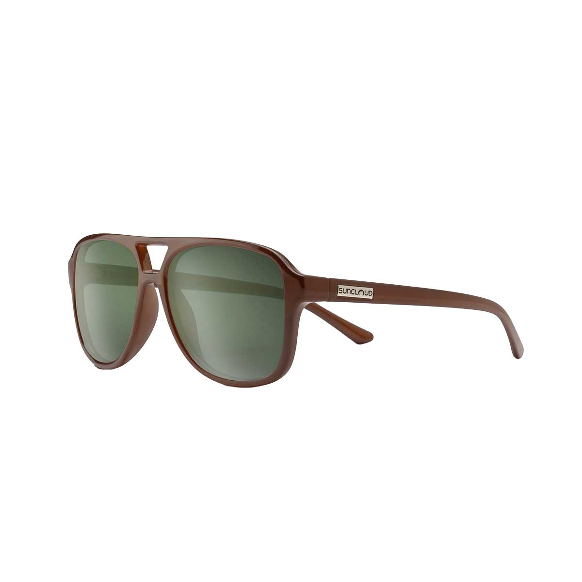 Suncloud Sandy Sunglasses in Cedar with Grey Green